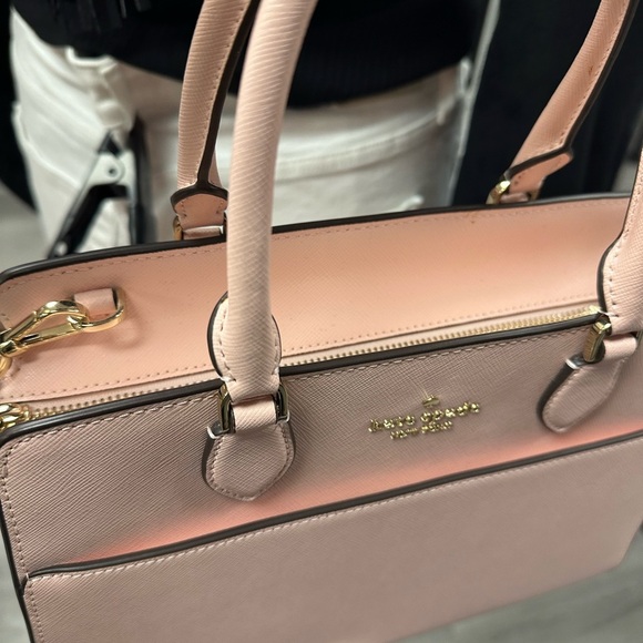 Kate Spade New York Pink Leather Satchel Crossbody - Picture 5 of 10